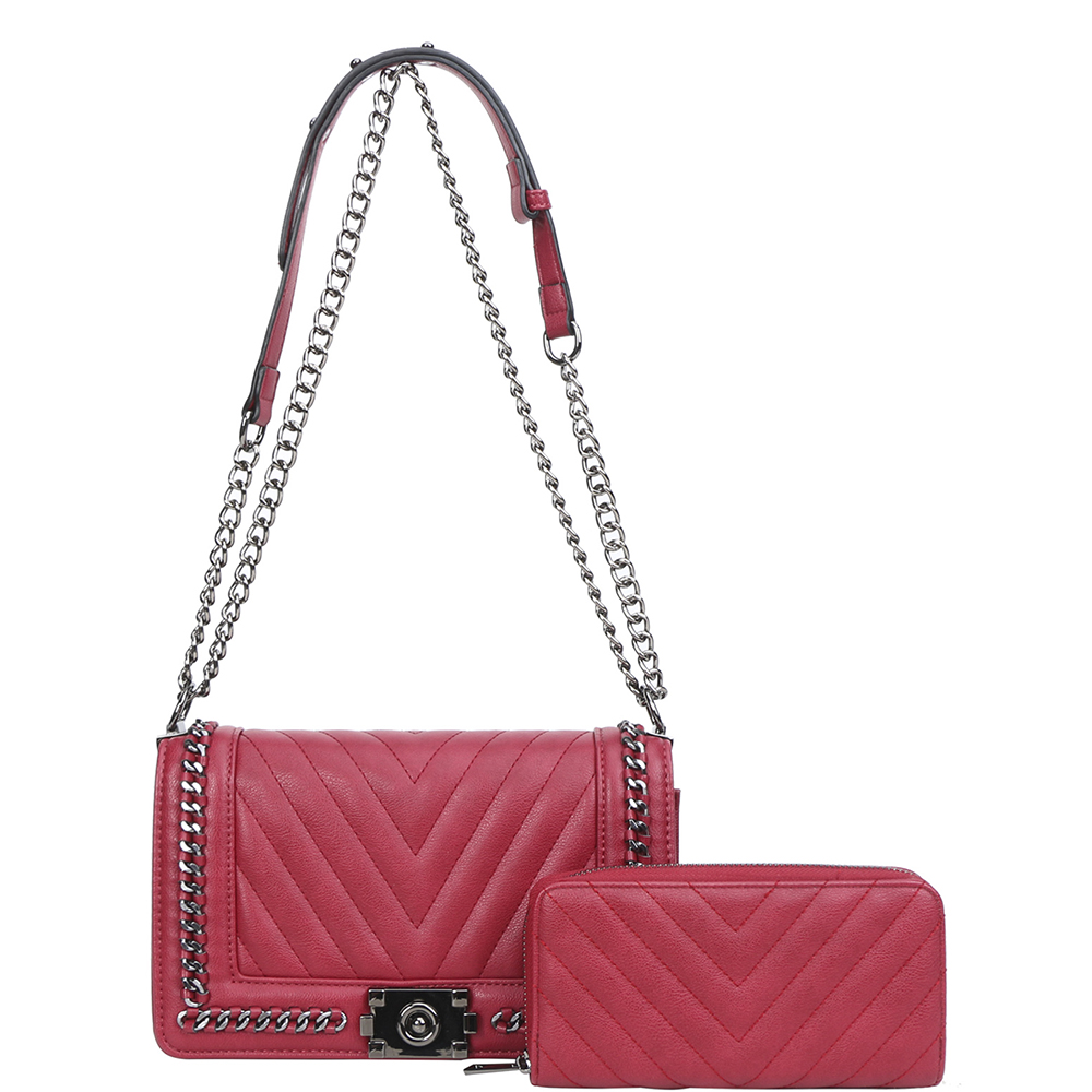 2IN1 CHIC CROSSBODY BAG WITH WALLET SET