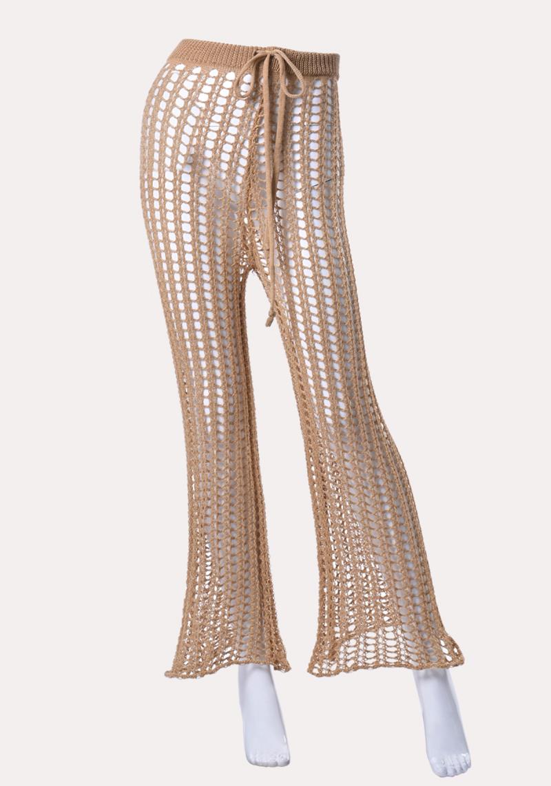 FASHION NET SWIMSUIT COVER UP PANT - S