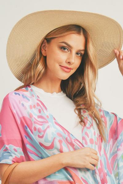 (ONLINE ONLY) SEQUIN LETTER SUN AND FUN FLOPPY HAT