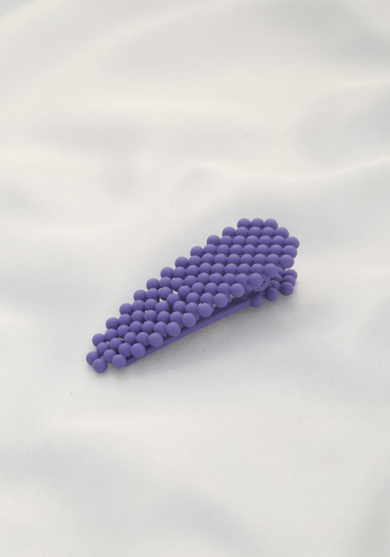 SMOOTH TEXTURE BALL PATTERN HAIR CLIP