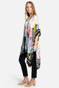 TROPICAL LEAVES PRINT COVER-UP