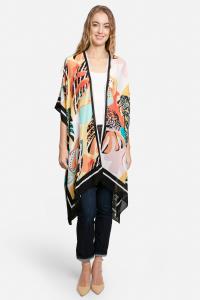 TROPICAL LEAVES PRINT COVER-UP