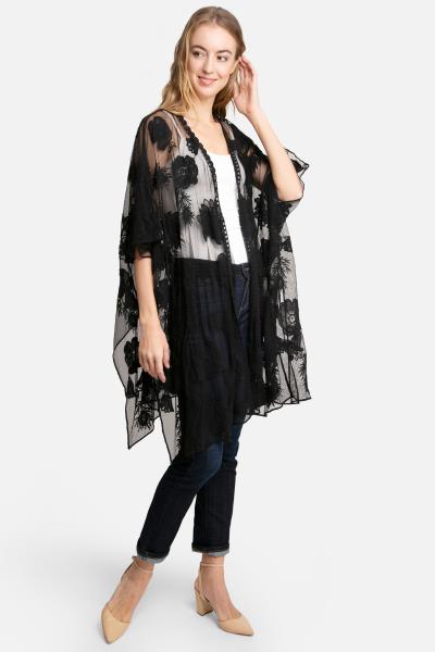 FLORAL LACE COVER-UP