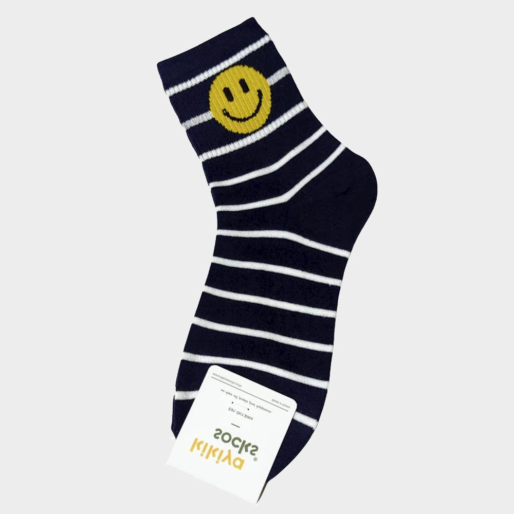 FASHION HAPPY FACE ANKLETS SOCKS