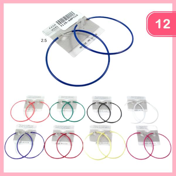 HOOP EARRING (12 UNITS)