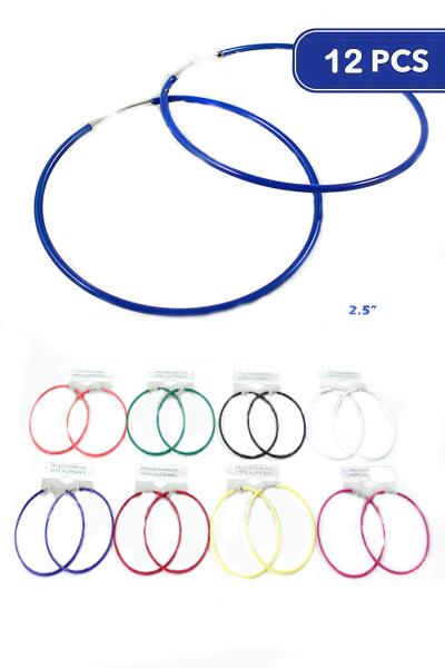 HOOP EARRING (12 UNITS)