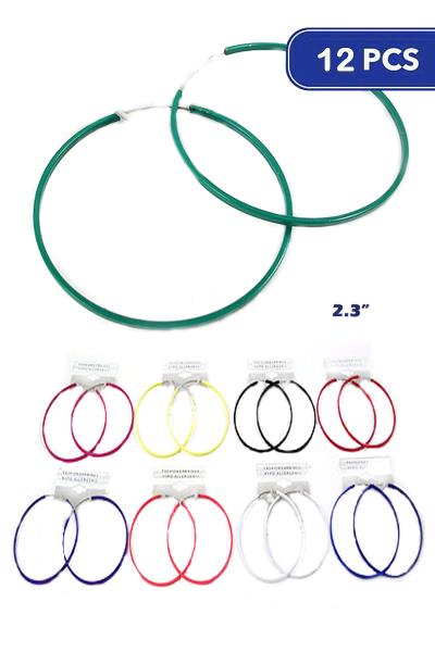 HOOP EARRING (12 UNITS)
