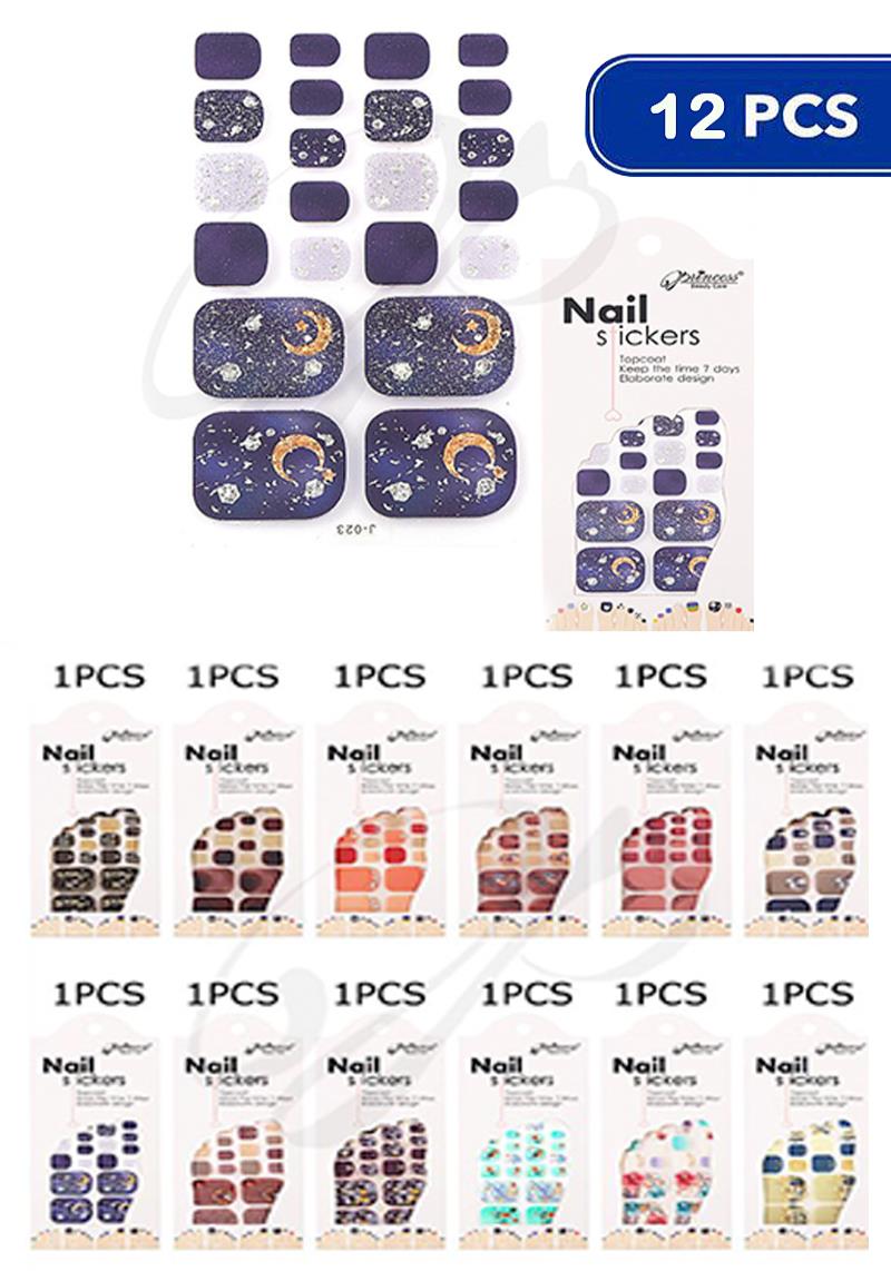 MAKEUP PEDICURE NAIL FILE SET (12 UNITS)