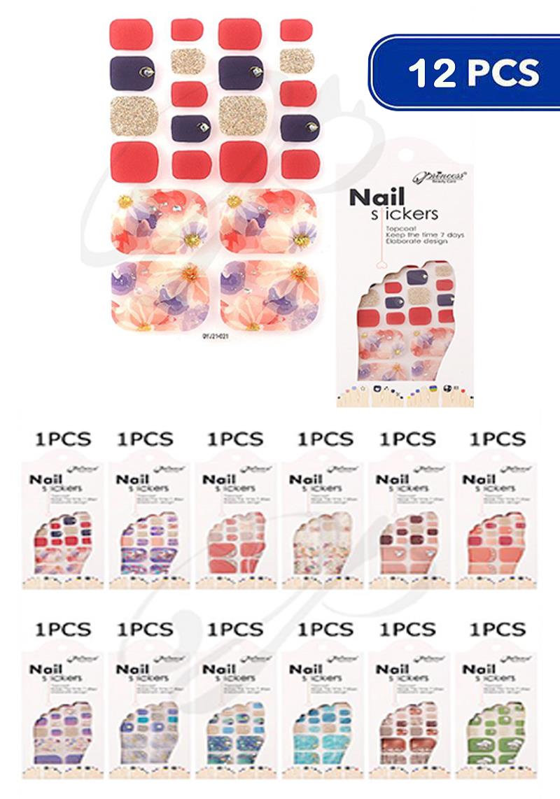 MAKEUP PEDICURE NAIL FILE SET (12 UNITS)