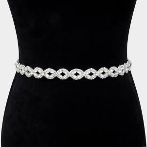HANDMADE CRYSTAL BELT AND HEADBAND