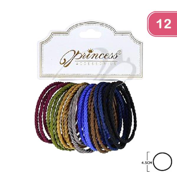 FASHION HAIR TIE SET (12 UNITS)