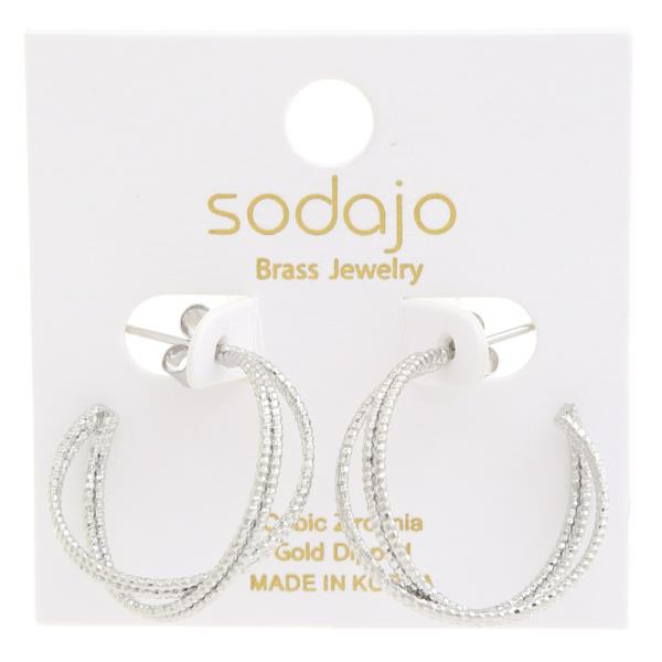SODAJO CRISS CRISS METAL EARRING