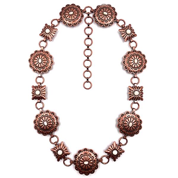 WESTERN CONCHO FASHION STONE L/XL