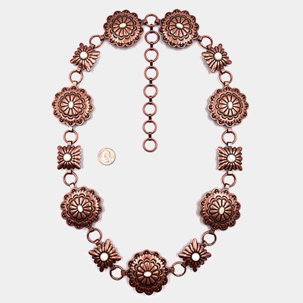 WESTERN CONCHO FASHION STONE L/XL