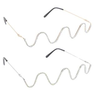 NOVELTY MEDIUM SQUIGGLE LENS FRAME SUNGLASSES 1DZ