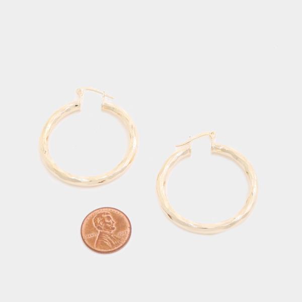 40MM METAL HOOP EARRING