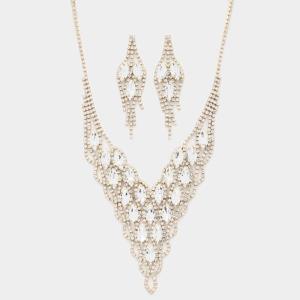 MARQUISE CRYSTAL NECKLACE