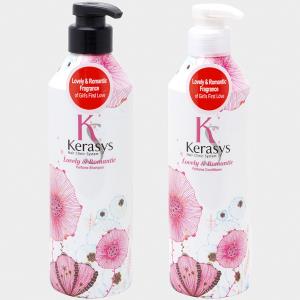 KERASYS HAIR CLINIC SYSTEM LOVELY AND ROMANTIC PERFUME SHAMPOO AND CONDITIONER