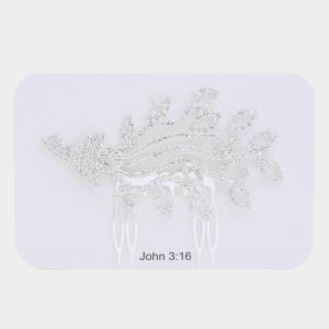 CRYSTAL HAIR COMB