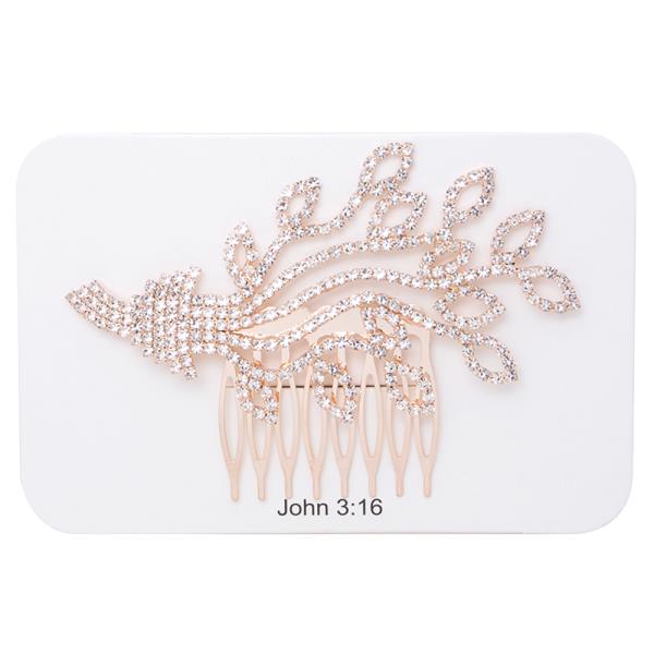 CRYSTAL HAIR COMB