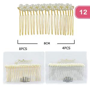FASHION PEARL HAIR PIN (12 UNITS)
