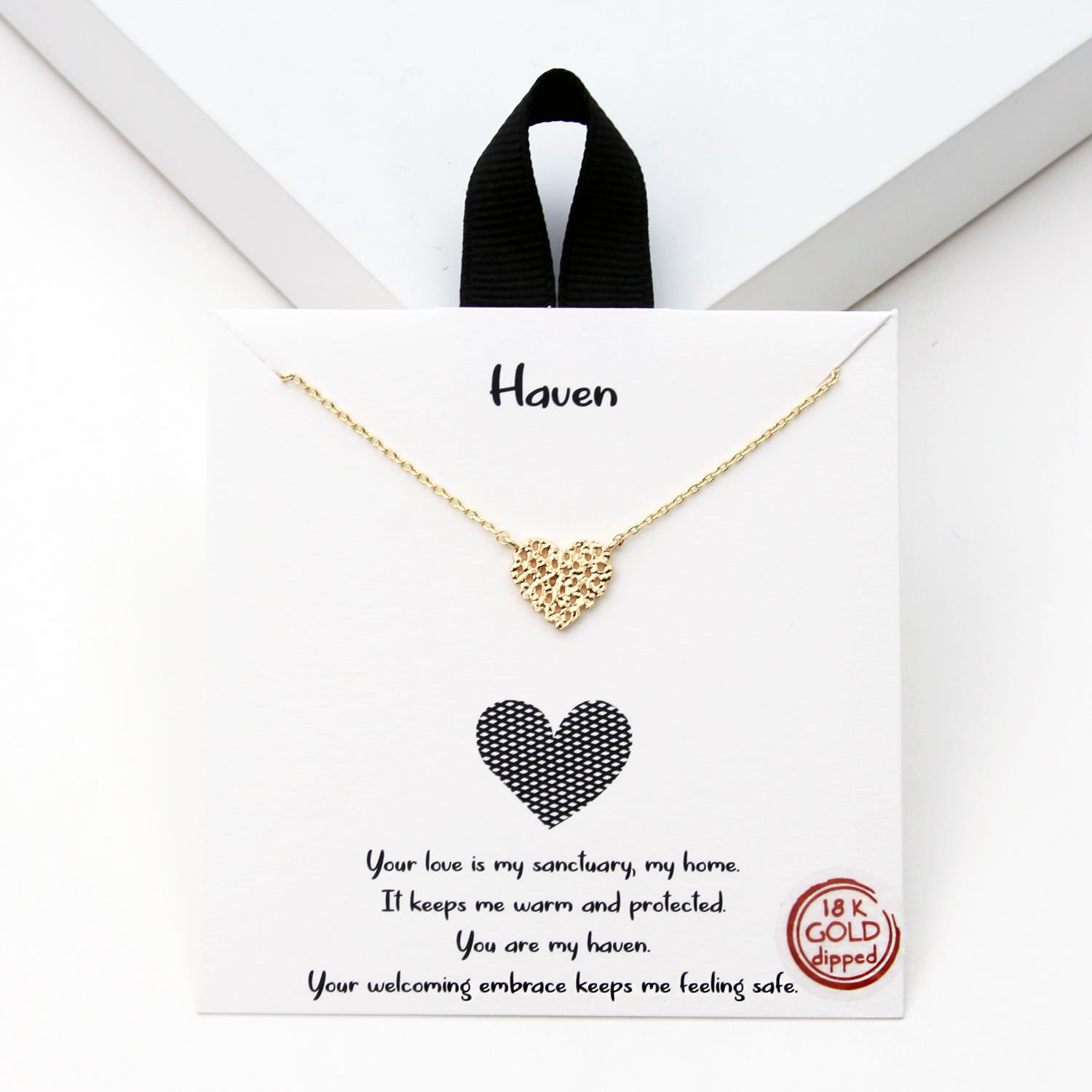 18K GOLD RHODIUM DIPPED HAVEN NECKLACE