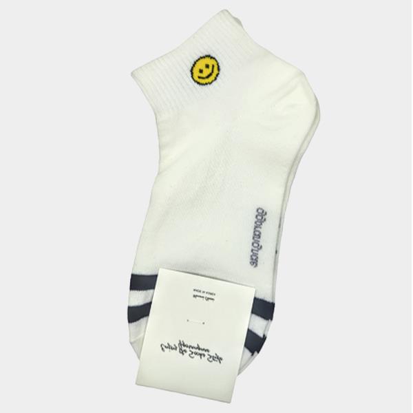 FASHION HAPPY FACE ANKLET SOCKS