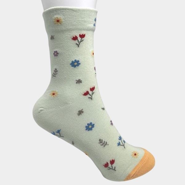 MINI FLOWER PATTERN ANKLE SOCKS