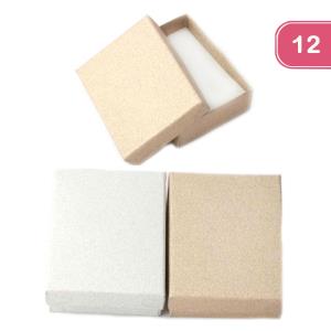METALLIC WIDE JEWELRY BOX (12 UNITS)