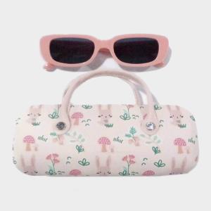 BUNNY RECTANGLE SUNGLASSES WITH CASE