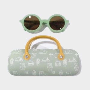 CAMPING ROUND SUNGLASSES WITH CASE