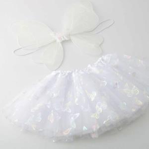 HOLOGRAPHIC BUTTERFLY WING TUTU SET