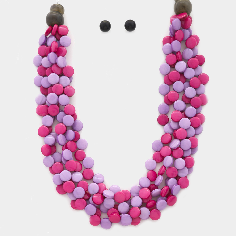 CHUNKY ROUND BEAD NECKLACE