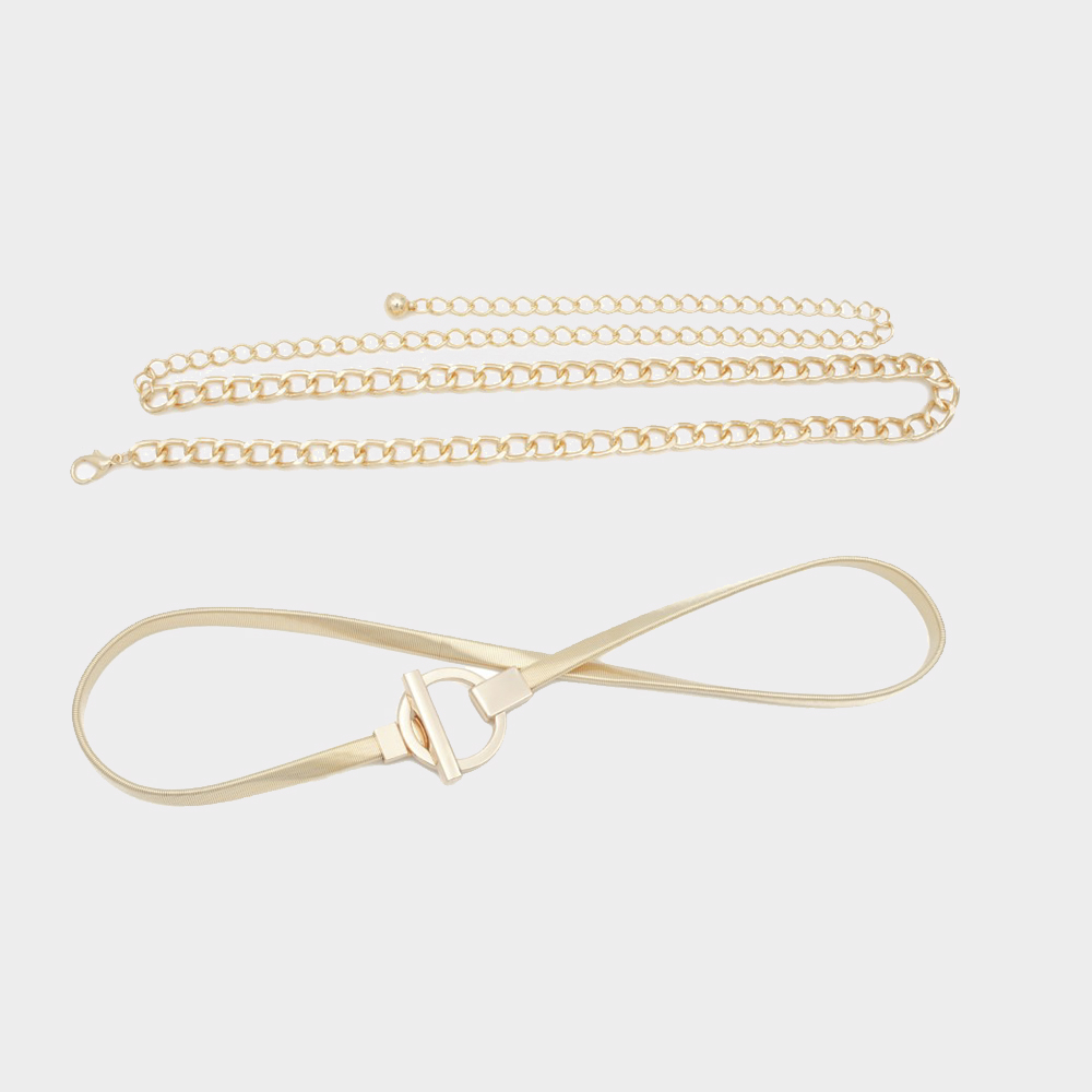 METAL CHAIN BELT SET