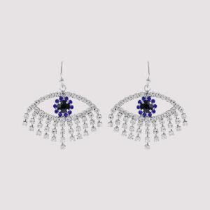 RS EVIL EYE FISH HOOK EARRING