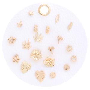 LEAF SHAPE ASSORTED EARRING SET