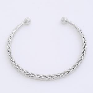 WHEAT LINK METAL CUFF BRACELET