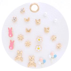 EASTER FLOWER ASSORTED EARRING SET