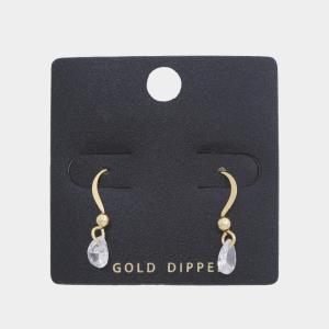 CRYSTAL CHARM DANGLE EARRING