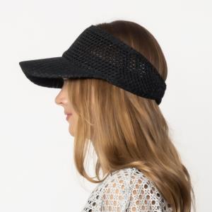 LUREX METALLIC VISOR HAT