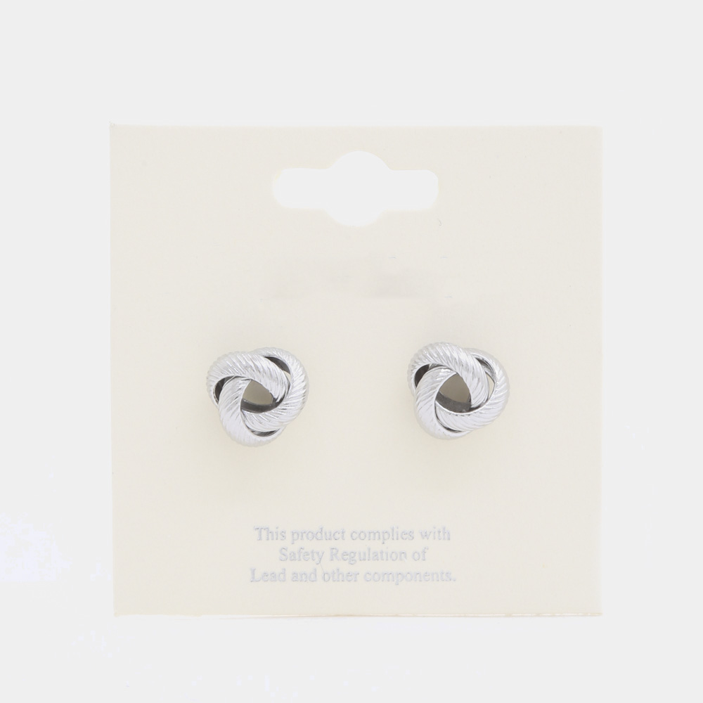 KNOT METAL EARRING