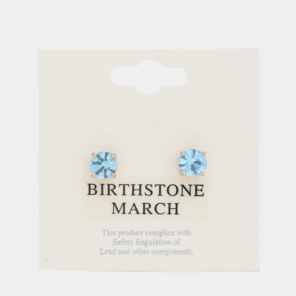 CRYSTAL BIRTHSTONE EARRING