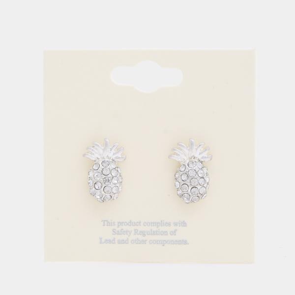 PINEAPPLE PEARL BEAD EARRING