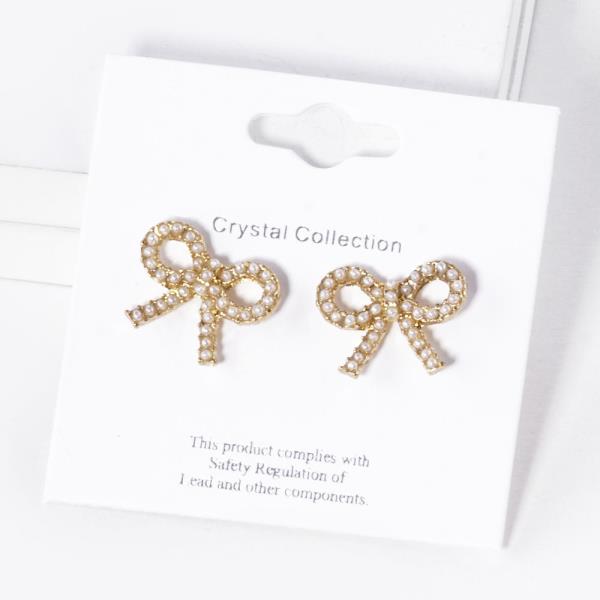 BOW METAL EARRING