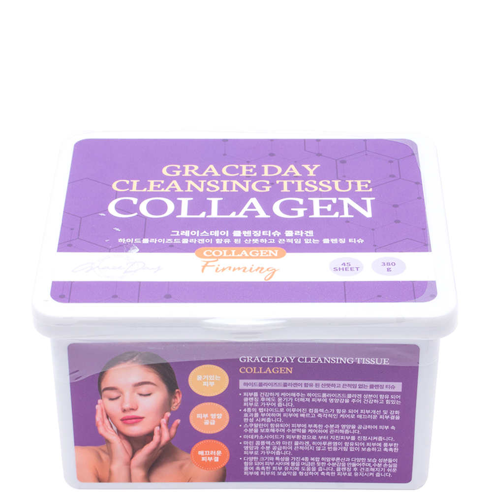 GRACE DAY CLEANSING 45 SHEET TISSUE COLLAGEN FIRMING