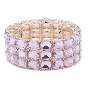 CRYSTAL STONE STRETCH BRACELET