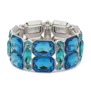 CRYSTAL STONE STRETCH BRACELET