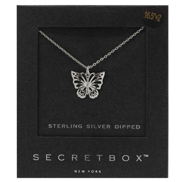 14K GOLD DIPPED BUTTERFLY NECKLACE