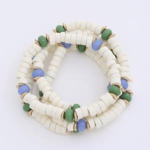 WOOD BEAD BRACELET SET