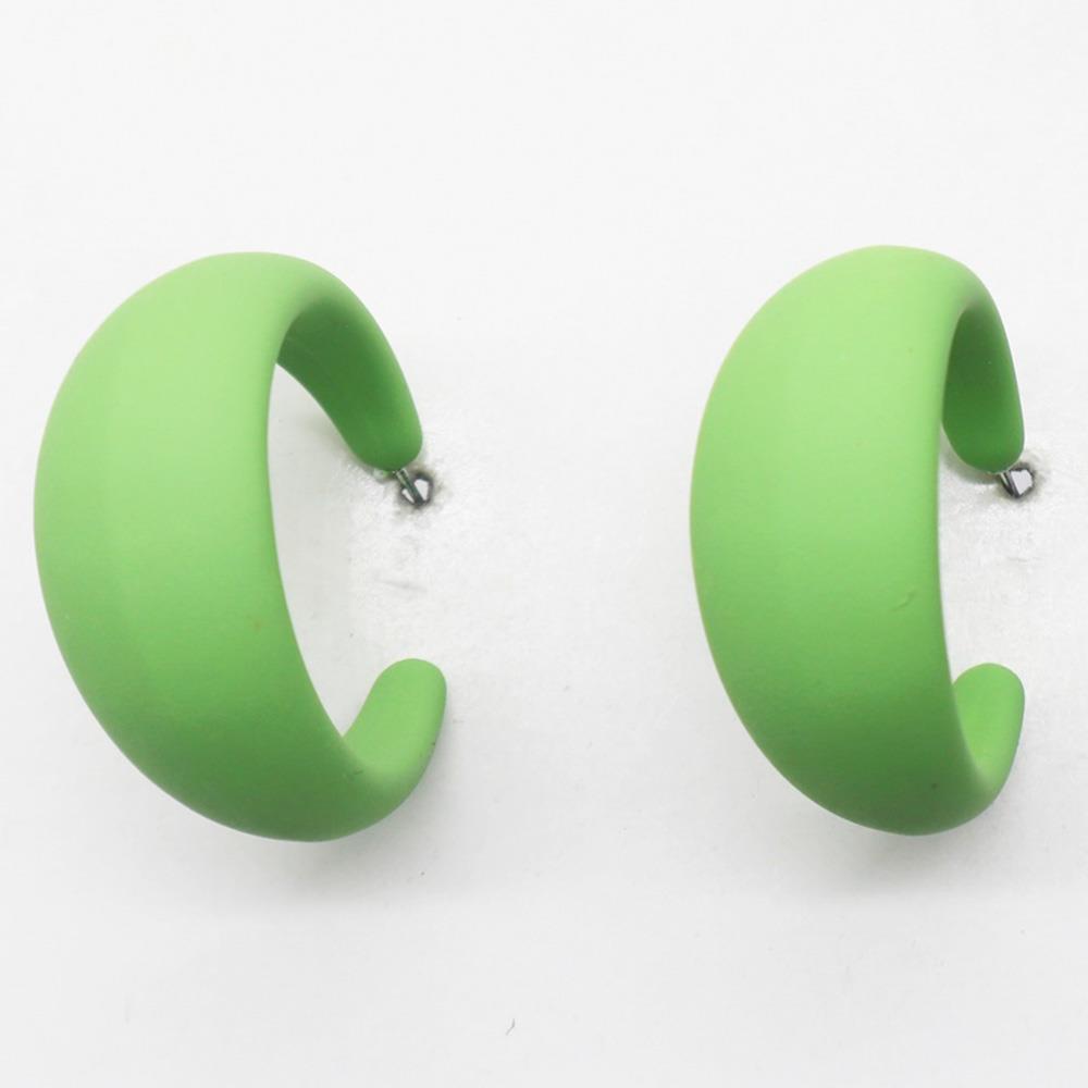 COLOR HOOP EARRING